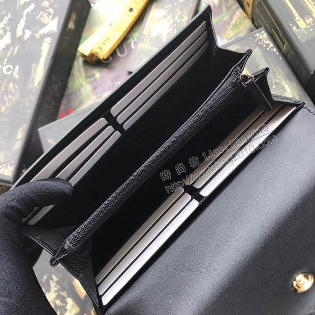 Gucci包 古馳新款錢包 Gucci翻蓋女錢包 牛皮系列 404070紅花玫瑰粉  gdj1191